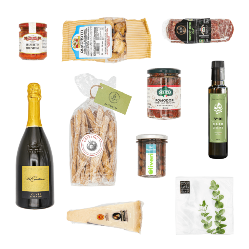 Präsentkorb, Antipasti